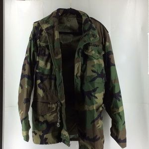 US Army Field Coat hooded sz Sm / long